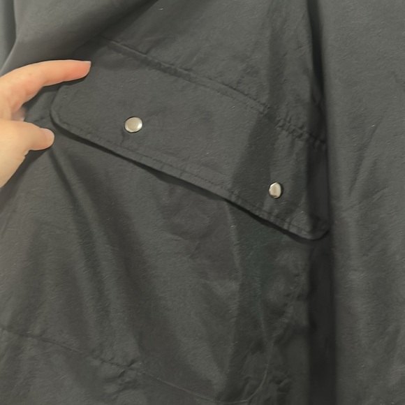 Marimekko Rain Poncho Womens One Size Polka Dot Reversible Hooded Cape Raincoat - Picture 2 of 7